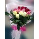 15 multi-color rose bouquet